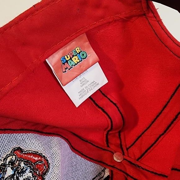 SUPER MARIO Nintendo Baseball cap adjustable for boys - Picture 4 of 9